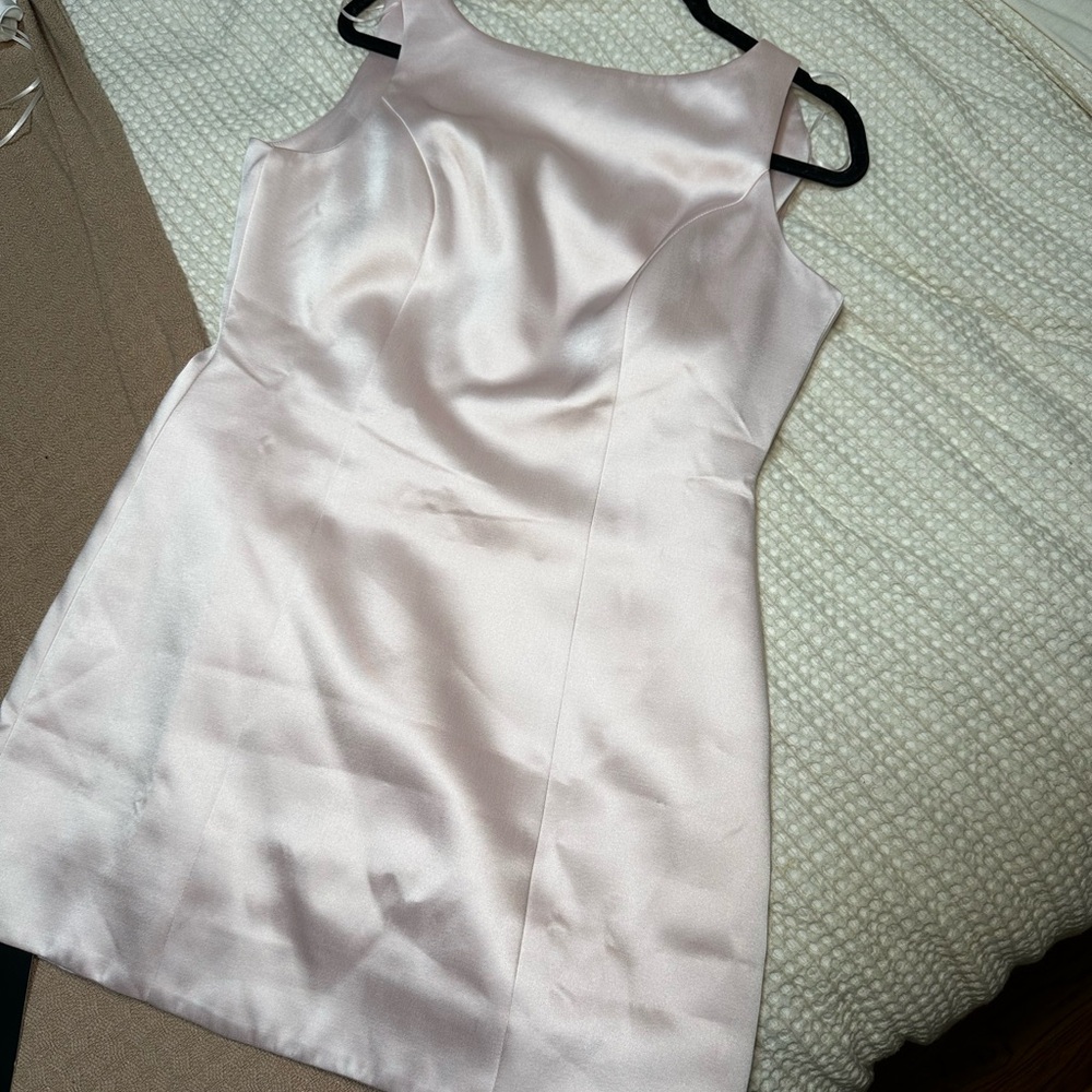 ASTR Light Pink Satin Dress